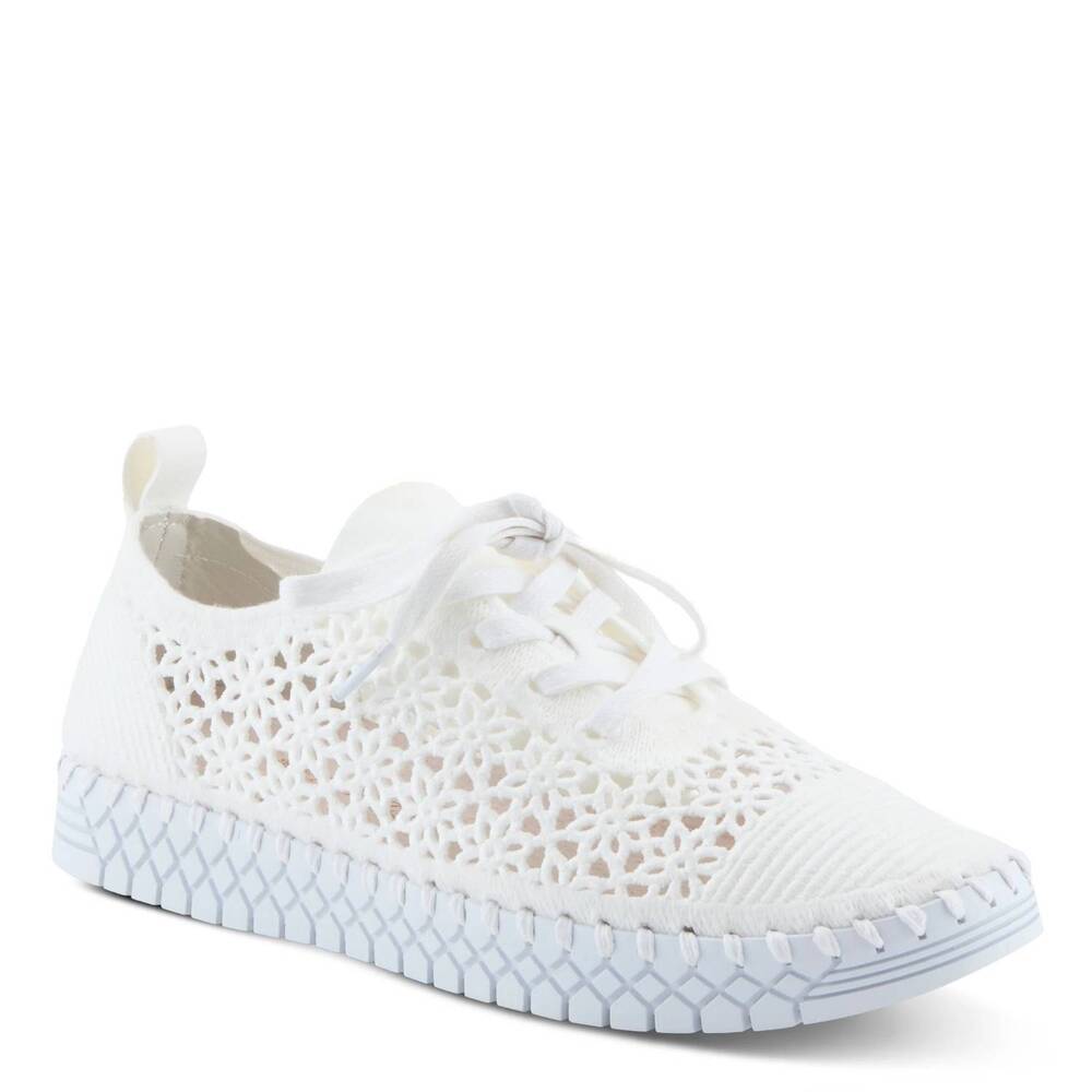 NEW PATRIZIA women's seabreeze lace sneaker in white